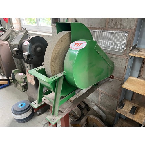 157 - 3phase grinding stone on stand