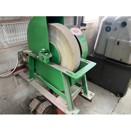 157 - 3phase grinding stone on stand