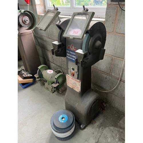 158 - AJH Heavy duty pedestal grinder
3 phase