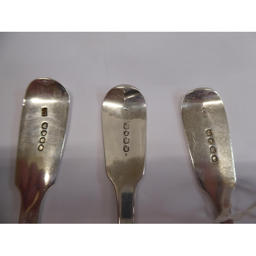 23 - Silver table spoons - London 1837,1824,1853 (7 ozt) (3)
