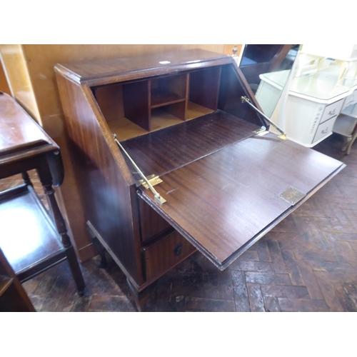 492 - Early 20thC mahogany bureau