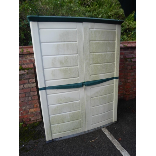 1 - Plastic garden shed