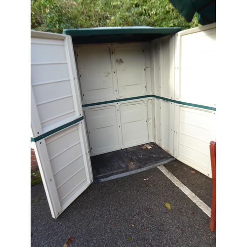 1 - Plastic garden shed