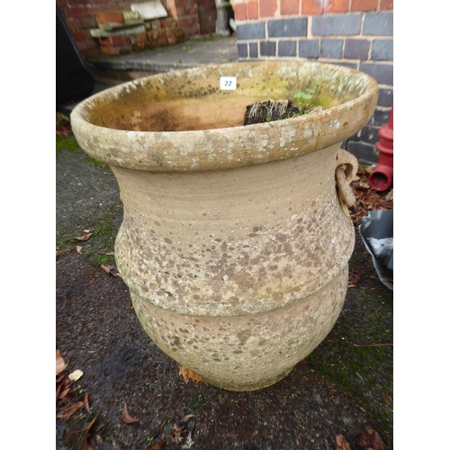 22 - Terracotta urn planter