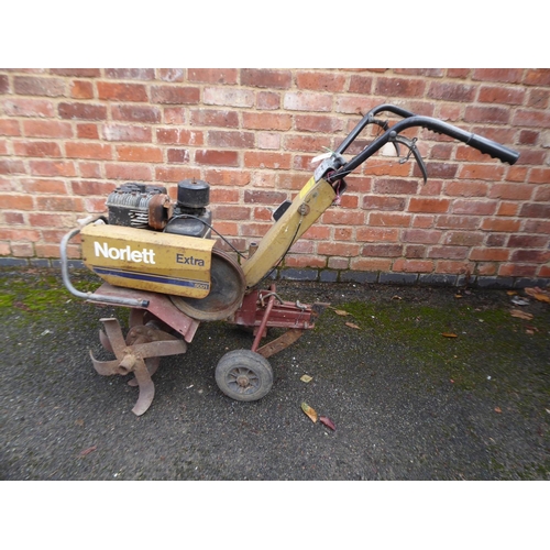 47 - Norlett petrol rotovator (needs attention)