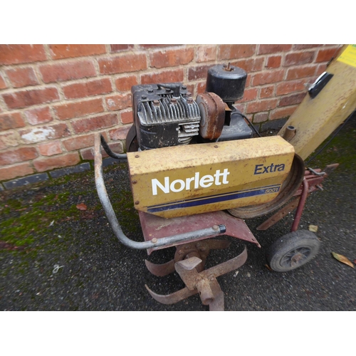 47 - Norlett petrol rotovator (needs attention)