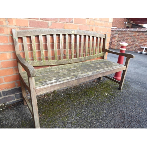 5 - 'Cannock Gates' teak garden bench