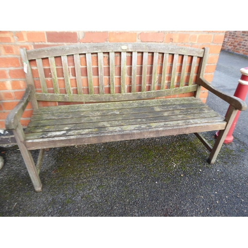 5 - 'Cannock Gates' teak garden bench