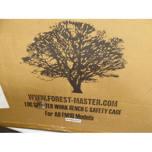 50 - 'Forestmaster' electric hydraulic log splitter and guard