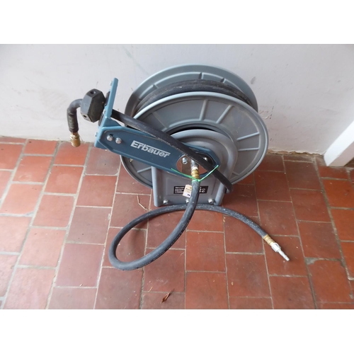 57 - Erbauer high pressure air hose on reel