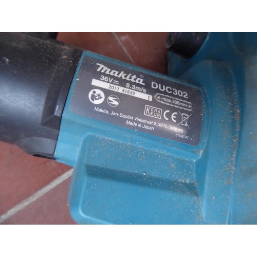 58 - Makita DUC302 chainsaw (no battery)