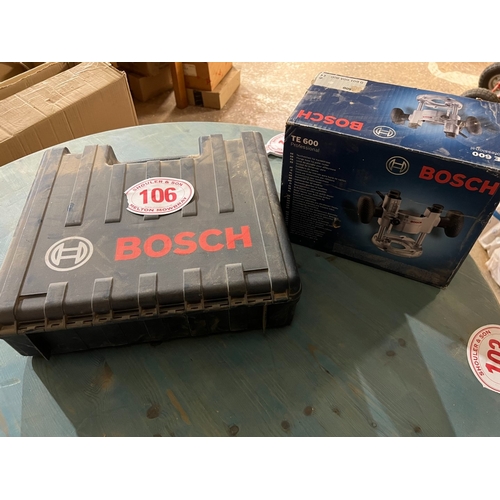 106 - Bosch TE600 professional and Bosch GKF600 router