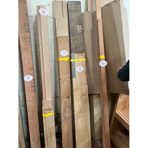 13 - 1 x Agba timber 3100mm x 60mm x 35mm, 1 x Cherry timber 1800mm x 50mm x 50mm