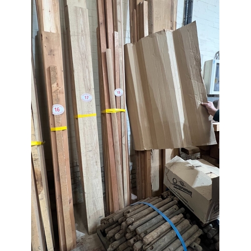 18 - Qty of mixed species and sizes of timber 3100mm, some longer, some shorter