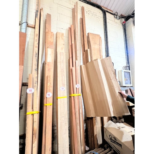 18 - Qty of mixed species and sizes of timber 3100mm, some longer, some shorter