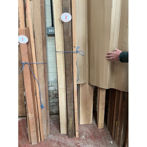 2 - Mixed length of hardwood timber, Oak etc