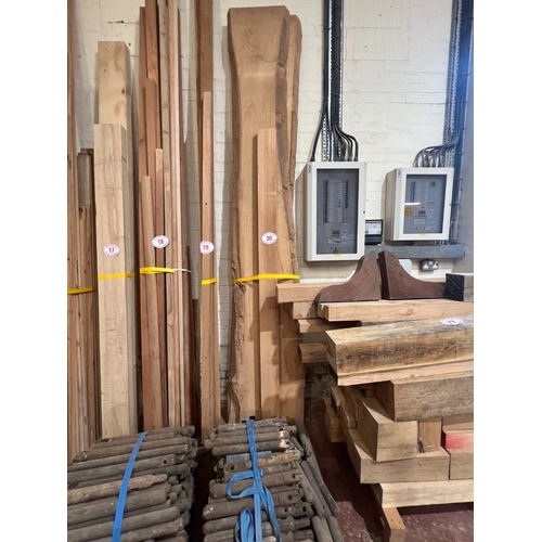 20 - 2 x Large planks beech wavy edge 3000mm x 320mm x 50mm + 
1 x 2200mm x 130mm x 50mm