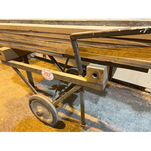 202 - 2 Wheel timber cart