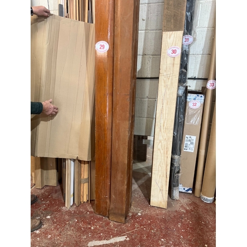 29 - 4 x Pitch pine gym beams 4200mmx 140mm x 70mm (to include baw)