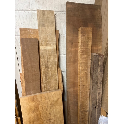 44 - Qty Rough sawn timber various lengths