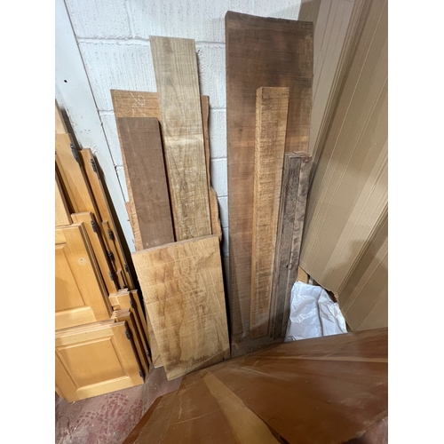 44 - Qty Rough sawn timber various lengths