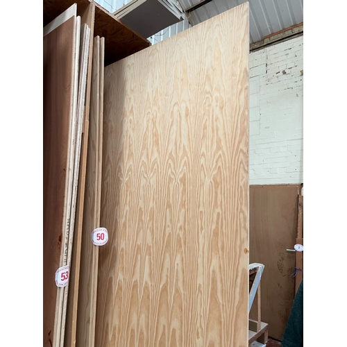 50 - 3 x 8ft x 4ft 9mm veneer pine MDF sheets