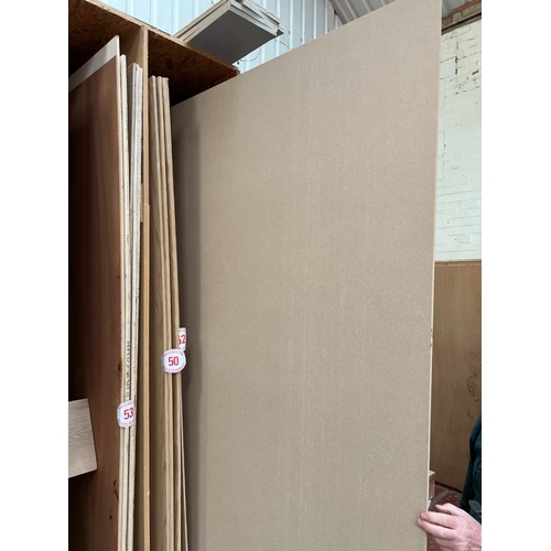 52 - 2 x Standard sheets of MDF 9mm and 6mm