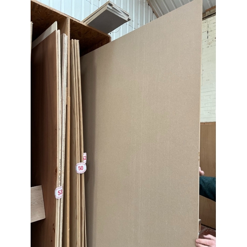 52 - 2 x Standard sheets of MDF 9mm and 6mm