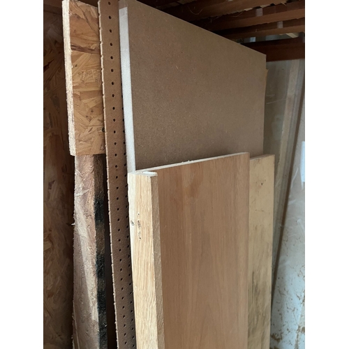 58 - Qty of Mixed MDF and ply sheets