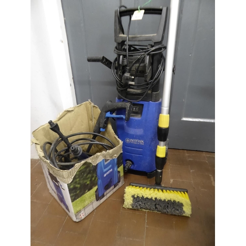 62 - Nilfisk pressure washer, car wash brush