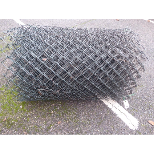 28 - Roll of plastic coated chicken wire (approximately 15m x 1m)