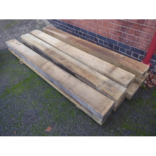 8 - European oak sleeper (2.4m x 200mm x 100mm) (8)