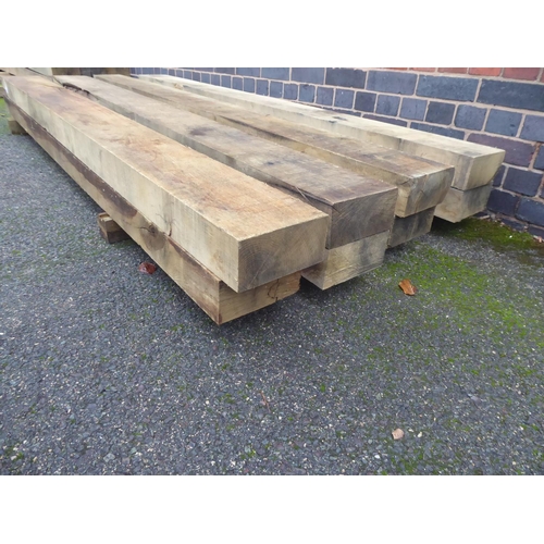 9 - European oak sleeper (2.4m x 200mm x 100mm) (8)