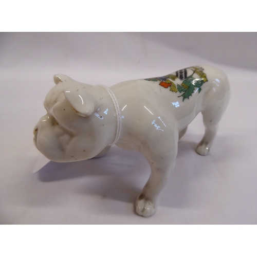 18 - Arcadian crested ware British bulldog - Quorn