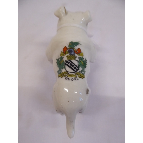 18 - Arcadian crested ware British bulldog - Quorn
