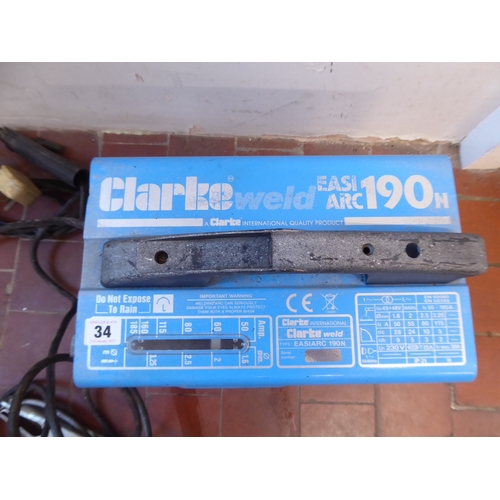 34 - Clarke Easiarc 190N welder