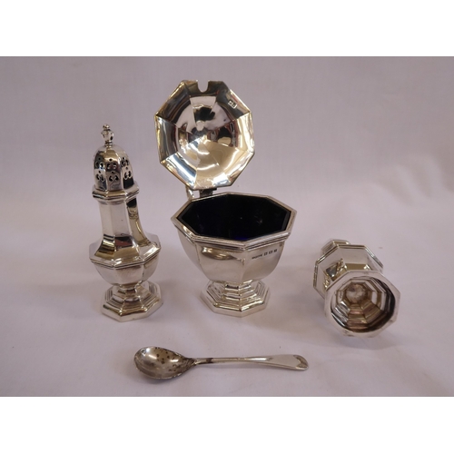 14 - Silver cruet set - Birmingham 1966