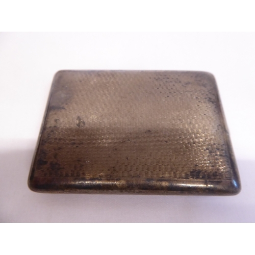 28 - Enamelled silver compact - Asprey's, engine turned silver matchbook case & a cased marcasite manicur... 