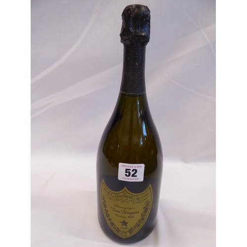 52 - Moet & Chandon Dom Perignon champagne vintage 1996 750ml boxed