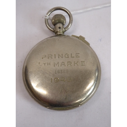 63 - Military Pringle MKII 1940 stop watch