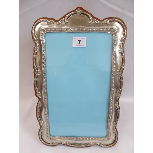 7 - Large ornate silver mounted photograph frame - Birmingham 1905