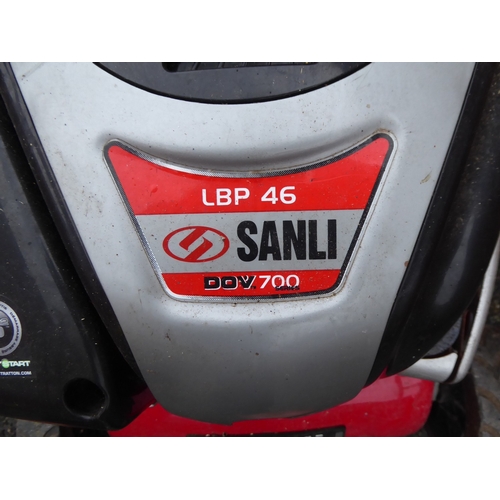 33 - Sanli petrol rotary lawnmower ( no grass box )