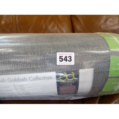 543 - New Turkish Kashkuli Gabbeh patterned runner ( unopened)