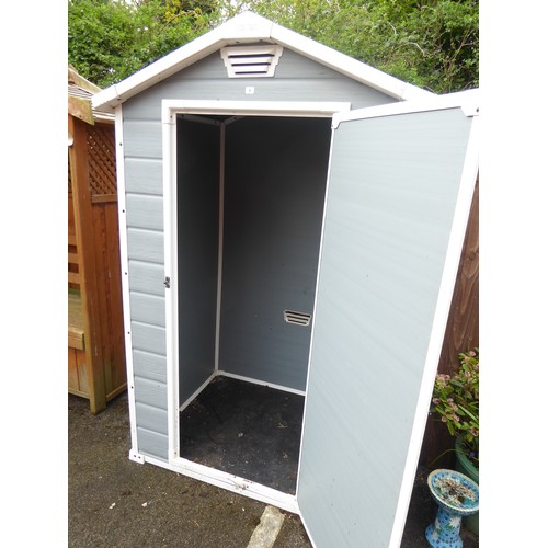 1 - Keter Manor plastic shed 4' x 3'