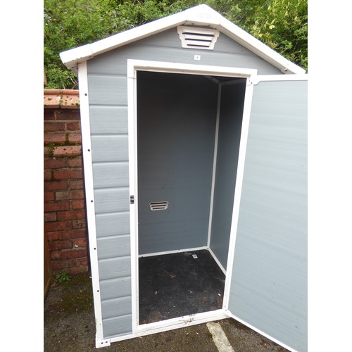 1 - Keter Manor plastic shed 4' x 3'