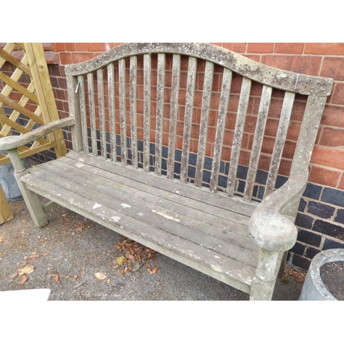 53 - Wooden garden bench
