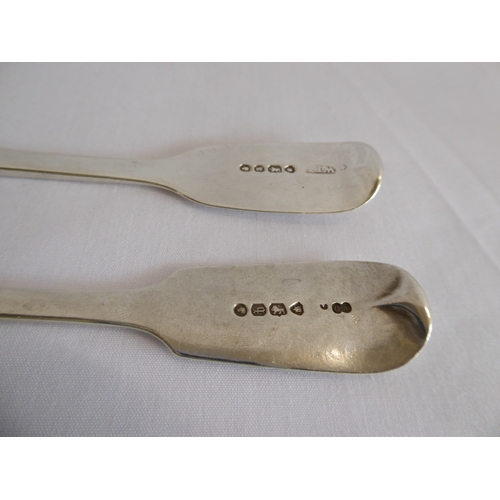 58 - Silver butter knives - London 1846 and 1851 (2)