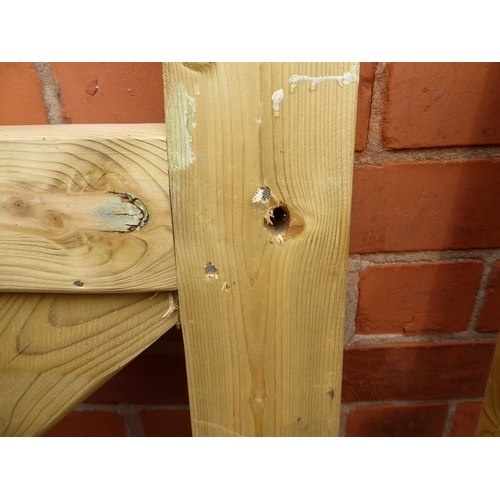 16 - Heavy duty wooden 'Wessex' gate (approximately 8')