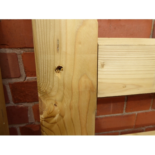 17 - Wooden left hand estate gate (approximately 10')