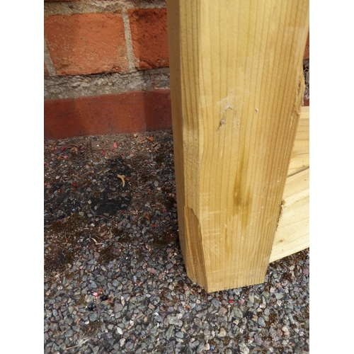 19 - Wooden right hand estate gate (approximately 11')